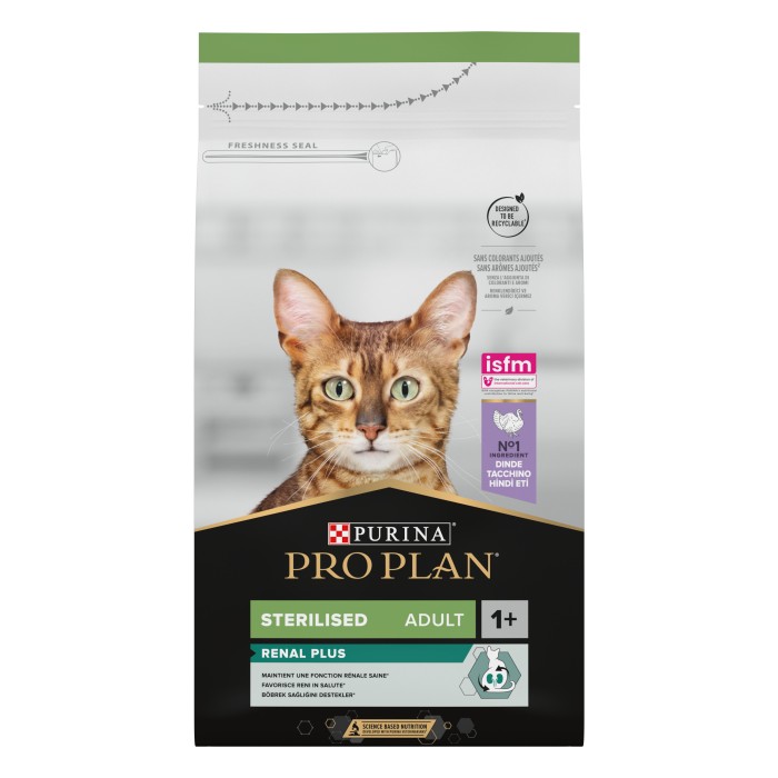 PRO PLAN Sterilised для стерилізованих кішок, з індичкою, 1,5 кг