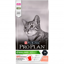 PRO PLAN Sterilised для стерилизованных кошек, с лососем, 1,5 кг..