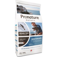 Корм Pronature Holistic для собак середніх і великих порід, холістік, лосось з в'яленими поматамі, 12 кг