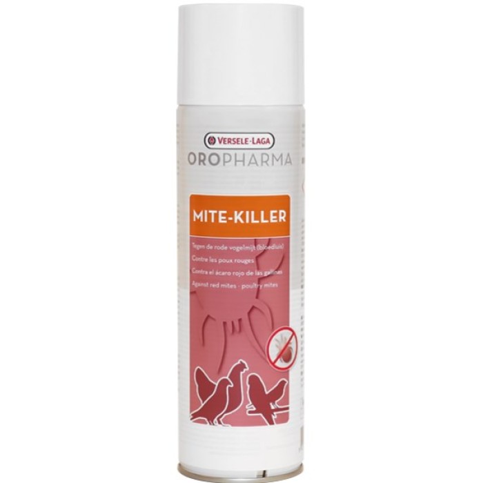 Versele-Laga Oropharma Mite-Killer ОРОФАРМА МАЙТ-КІЛЕР (УБИЦЯ КЛІЩІВ) аерозоль проти кліщів та бліх у птахів, 0.5 кг.