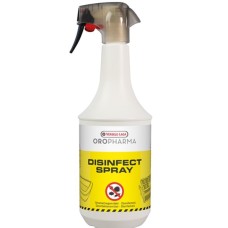 Versele-Laga Oropharma Disinfect Spray ОРОФАРМА ДЕЗИНФИЦИРУЮЩИЙ СПРЕЙ бактерицид, фунгицид, вирулицид для всех животных, 1 л