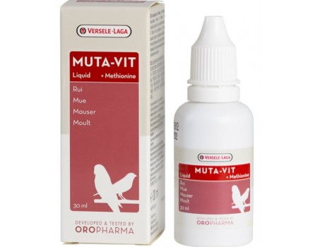 Versele-Laga Oropharma Muta-Vit Liquid ОРОФАРМА МУТА-ВИТ жидкие витамины для оперения птиц, 0.03 кг.