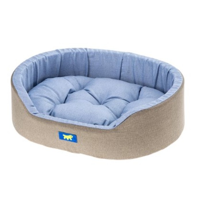 Ferplast DANDY 95 C. BROWN-PINK  Лежанка мягкое место для кошек и собак , 95х60х23см, три цвета (серый-голубой-лиловый)