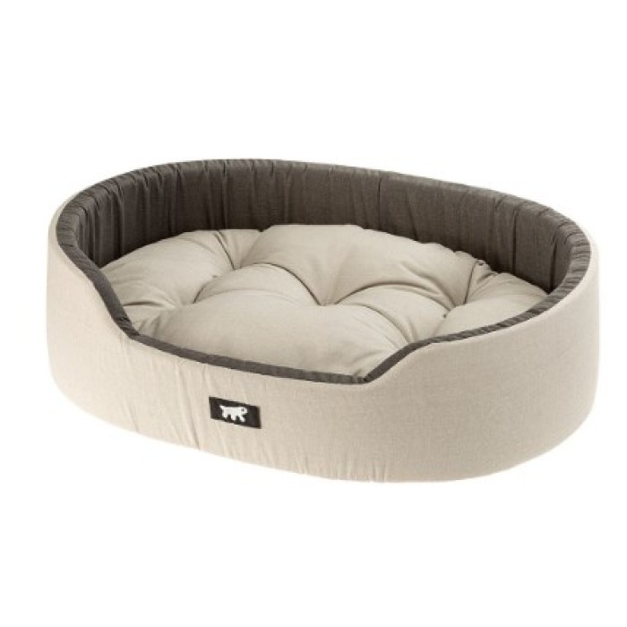 Ferplast DANDY 95 C. BROWN-PINK  Лежанка мягкое место для кошек и собак , 95х60х23см, три цвета (серый-голубой-лиловый)