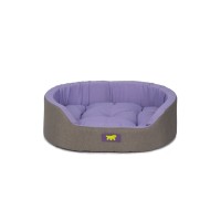 Ferplast DANDY 55 C. BROWN  Лежанка мягкое место для кошек и собак , 55х41х15 см, три цвета (серый-голубой-лиловый)