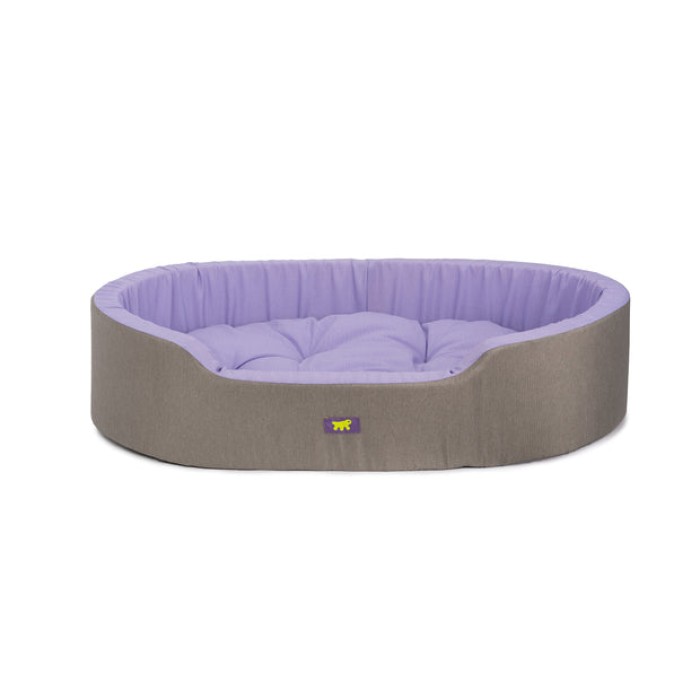 Ferplast DANDY 95 C. BROWN-PINK  Лежанка мягкое место для кошек и собак , 95х60х23см, три цвета (серый-голубой-лиловый)