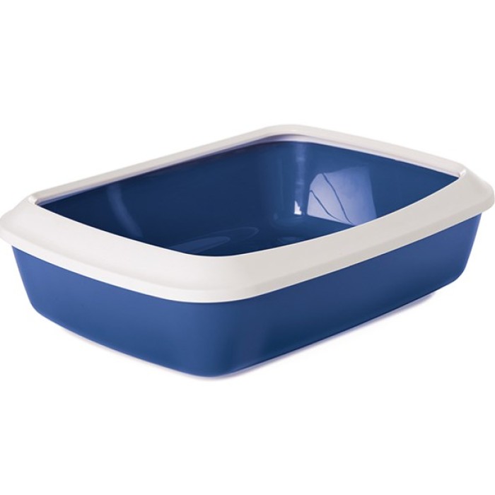 Savic Iriz Nordic Litter Tray САВИК АЙРИЗ НОРДИК лоток туалет з бортиком для котів, 50х37х13 см, синій