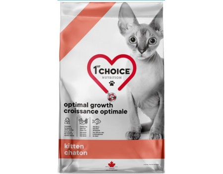 1st Choice Kitten Optimal Growth ФЕСТ ЧОЙС РЫБА ДЛЯ КОТЯТ сухой суперпремиум корм для котят 1.8 кг