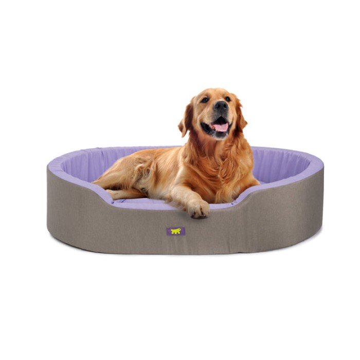Ferplast DANDY 95 C. BROWN-PINK  Лежанка мягкое место для кошек и собак , 95х60х23см, три цвета (серый-голубой-лиловый)