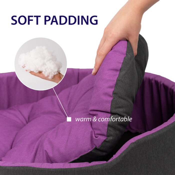 Ferplast DANDY C 95 Dark - лежанка для кошек и собак - фиолетовый