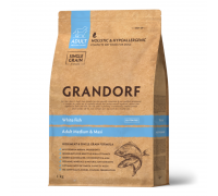 Grandorf White Fish Adult Medium Maxi - Грандорф Сухой корм для взросл..