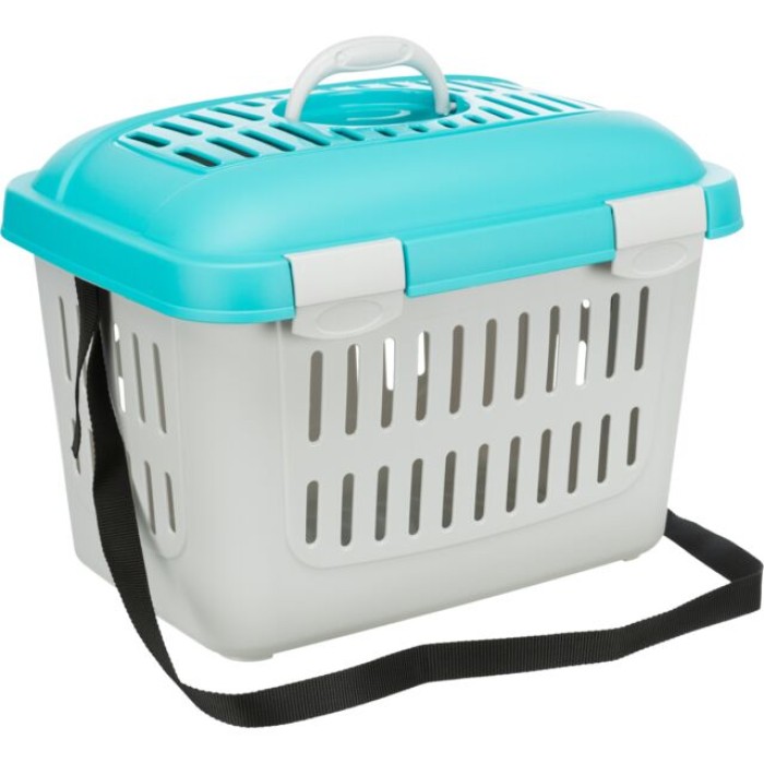 Переноска "Mini-Capri" TRIXIE , 45х33х33 см,  синяя с серебром