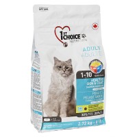 1st Choice Adult Healthy Skin&Coat ФЕСТ ЧОЙС ХЕЛЗИ ЛОСОСЬ сухой суперпремиум корм для кошек, 2.72 кг.