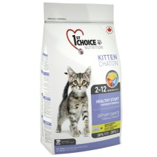 1st Choice Kitten Healthy Start ФЕСТ ЧОЙС КУРИЦА ДЛЯ КОТЯТ сухой суперпремиум корм для котят, 2.72 кг.