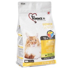 1st Choice Senior Mature Less Aktiv ФЕСТ ЧОЙС СЕНЬОР сухой суперпремиум корм для пожилых или малоактивных кошек, 2.72 кг.
