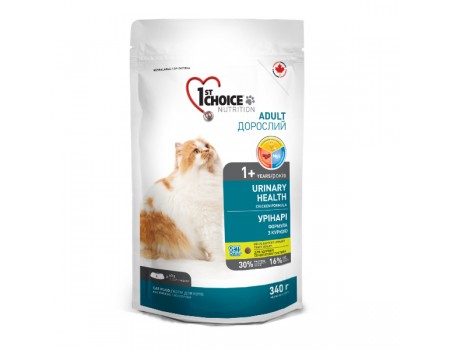 1st Choice Urinary Health ФЕСТ ЧОЙС УРИНАРИ ХЕЛС корм для кошек, подверженных мочекаменной болезни, 0,34 кг.