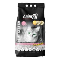 AnimAll Наповнювач бентонітовий, білий, з ароматом дитячої присипки 5л
