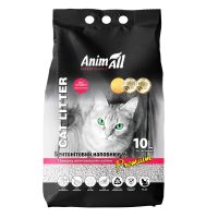 Белый бентонитовый наполнитель AnimAll (Анималл) Cat litter Premium - без запаха, 10 л