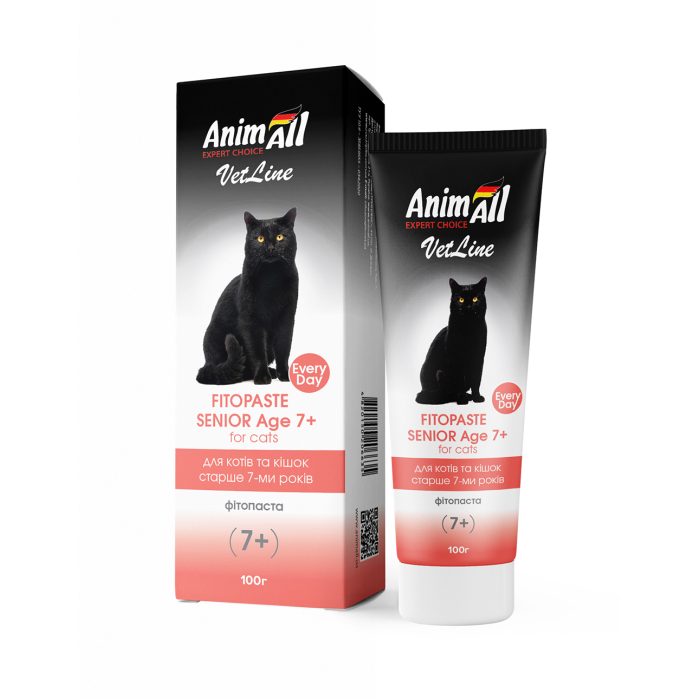 AnimAll VetLine фітопаста для котів старше 7 років, 100гр