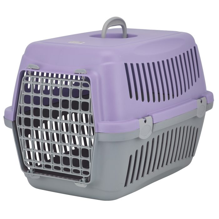 Переноска для котів та собак Animall сіро-фіолетовий CNR-134 (58х42х42)