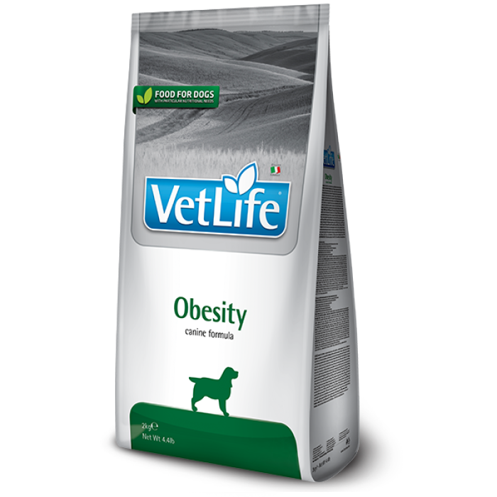Сухий корм Farmina Vet Life Obesity для собак, дієта для зниження зайвої ваги, (25258) 2 кг