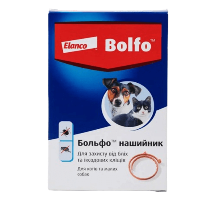 Elanco (Bayer) Больфо - нашийник для собак та котів 35 см.
