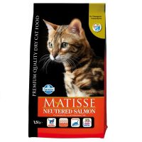 Полнорационный сухой корм Фармина MATISSE NEUTERED SALMON для стерилизованных котов с лососем,1,5 кг 32119