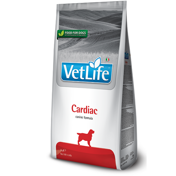 Сухий корм для собак Farmina Vet Life Cardiac, підтримка роботи серця при хронічній серцевій недостатності, (30344) 2 кг