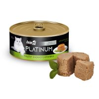 Вологий корм для котів Animall Платінум, ніжний паштет з кролика, 70 г 
