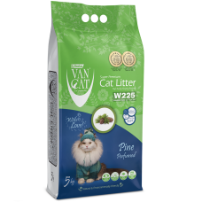 Van Cat Pine Сосна - Наповнювач бентонітовий для котячого туалету, 5 кг