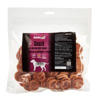 Ласощі AnimAll Snack лососеві медальйони з тріскою для собак 500 г, 99517