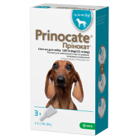 Prinocate (Принокат) краплі на холку від бліх, кліщів та гельмінтів для собак 4-10 кг, 1піпетка