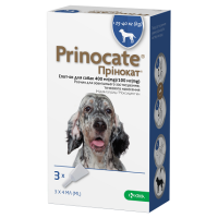 Prinocate (Принокат) краплі на холку від бліх, кліщів та гельмінтів для собак 25-40 кг, 1піпетка