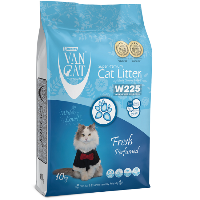 Van Cat Fresh Свіжість - Наповнювач бентонітовий для котячого туалету, 10 кг