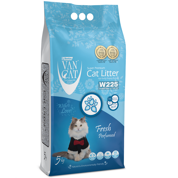 Van Cat Fresh Свежесть - Наполнитель бентонитовый для кошачьего туалета, 5 кг