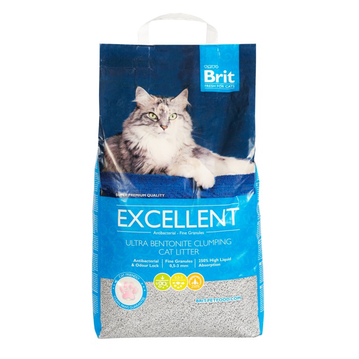 Наполнитель для кошачьего туалета Brit Fresh Excellent бентонитовый, 10 кг