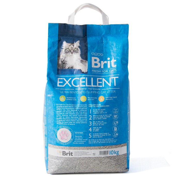 Наполнитель для кошачьего туалета Brit Fresh Excellent бентонитовый, 10 кг