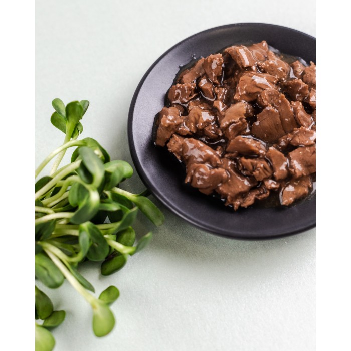 Влажный корм Savory для стерилизованных кошек, ягненок с клюквой в соусе, пауч, 85 г