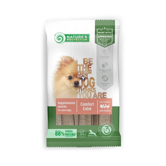 Лакомства для собак Nature's Protection Healthy Comfort Calm, мясо птицы, 160 г*