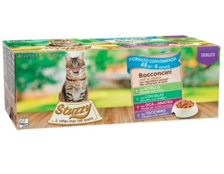 Stuzzy Cat Sterilized ШТУЗИ СТЕРИЛАЙЗИД корм для стерилизованных кошек и кастрированных котов, паштет, 100г