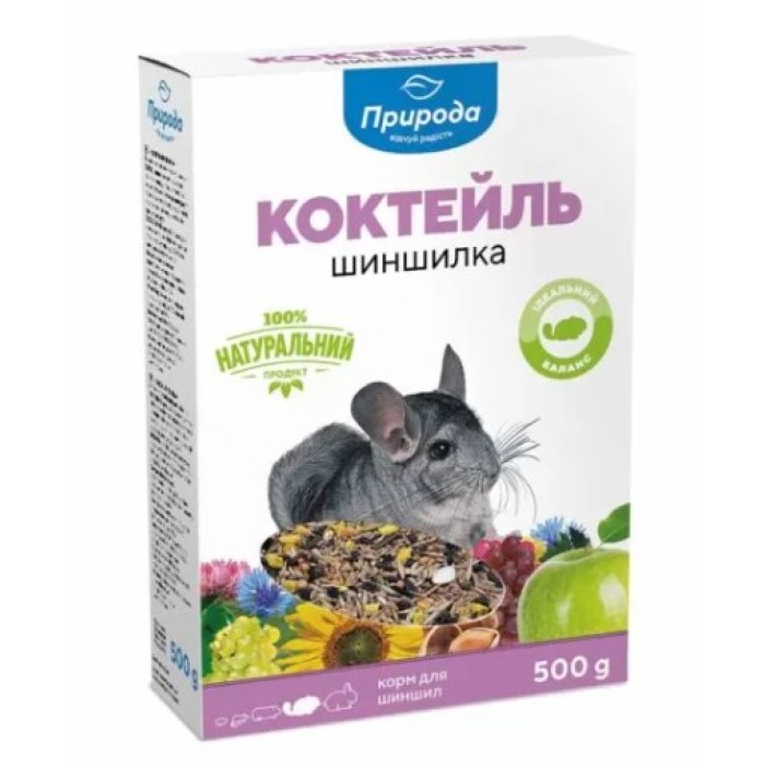 Корм Коктейль «Шиншилка» Для шиншилл, дегу 0,5кг 