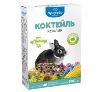 Корм Коктейль «Кролик» Для декоративных кроликов 0,5 кг..