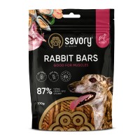 Джерки Savory Bars With Rabbit, батончики с кроликом, 100 г