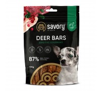 Джерки Savory Bars With Venison, батончики с олениной, 100 г..