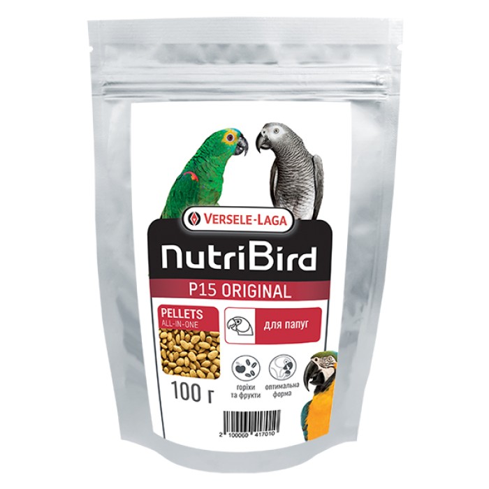 Versele-Laga NutriBird P15 Original ВЕРСЕЛЕ-ЛАГА НУТРІБЕРД ОРІДЖИНАЛ ЩОДЕННИЙ повнораціонний екструд