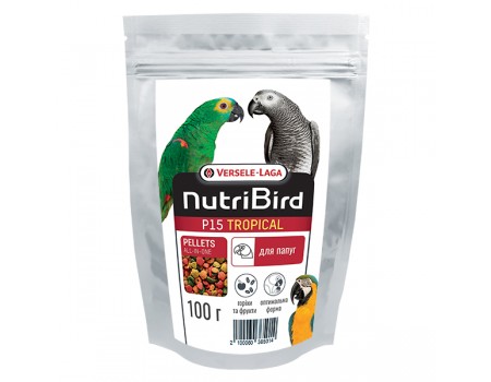 Versele-Laga NutriBird P15 Tropical ВЕРСЕЛЕ-ЛАГА НУТРІБЕРД P15 ТРОПІКАЛ повнораціонний екструдований