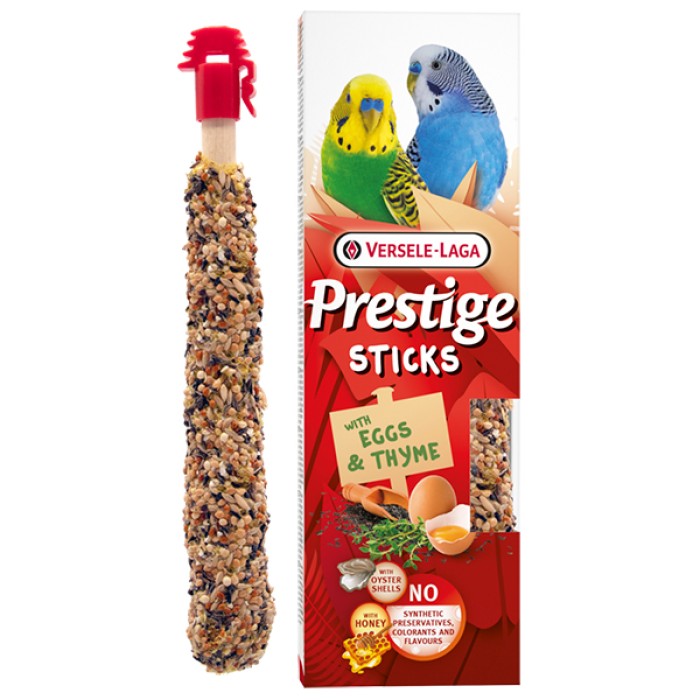 Versele-Laga Prestige Sticks Престиж, яйца и чебрец, лакомство для волнистых попугаев, 2х30г