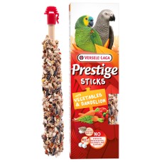 Versele-Laga Prestige Sticks Престиж, овощи и одуванчик, лакомство для средних и крупных попугаев, 2х70г