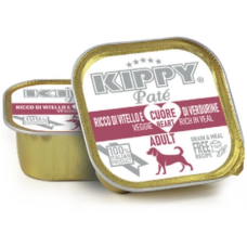Корм вологий Kippy для собак "Veal&heart of Small Vegetables", з телятиною, паштет, 150 г