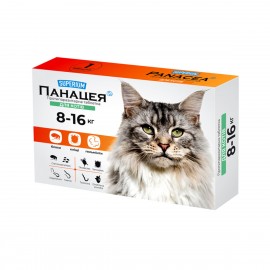 Superium Панацея, противопаразитарные таблетки для кошек 8-16 кг..